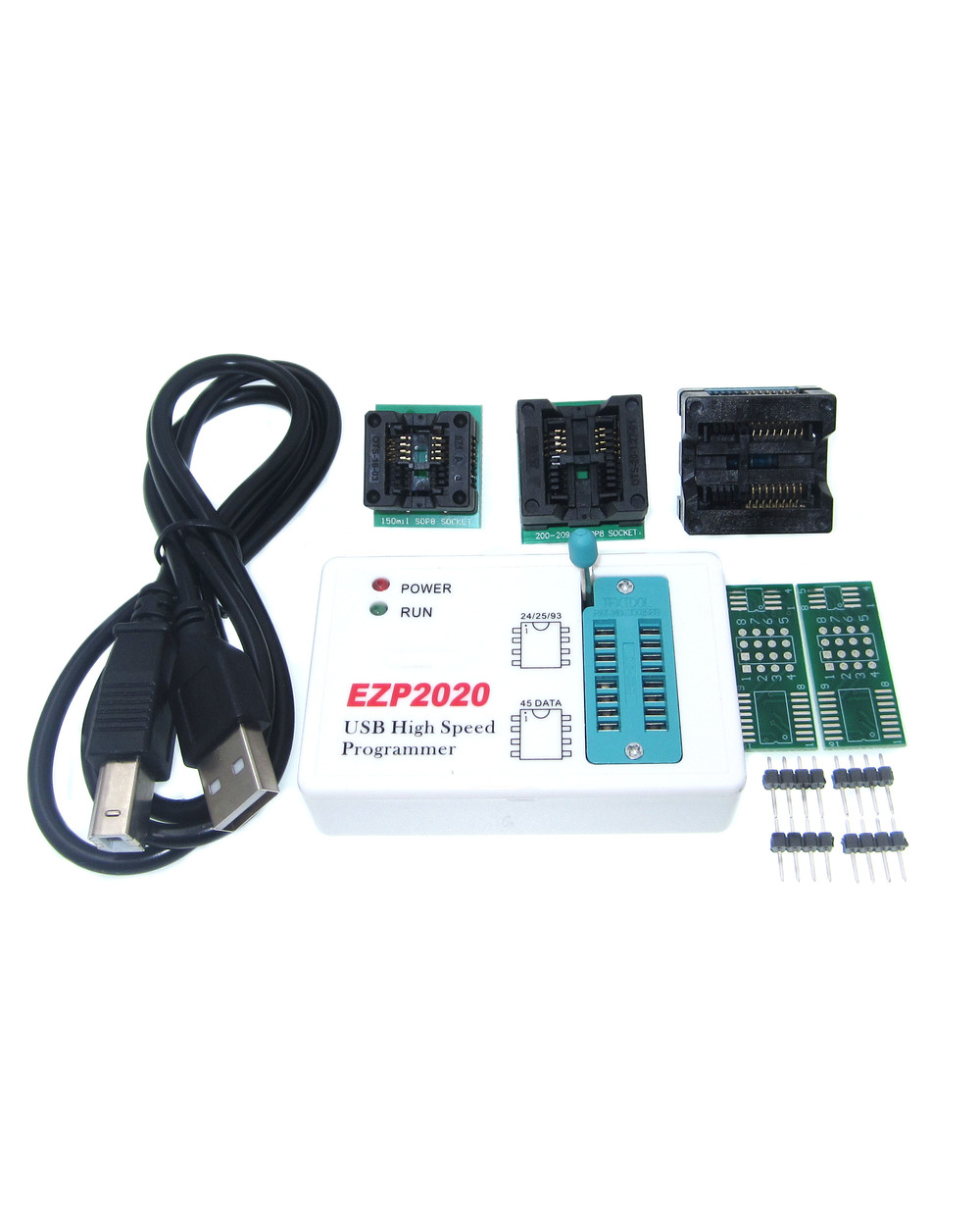 Ezp2020 High Speed Usb Spi Programmer + 7 Adapter Better Than Ezp2013 Ezp2010 2011Support 24 25 26 93 Eeprom 25 Flash B front-1