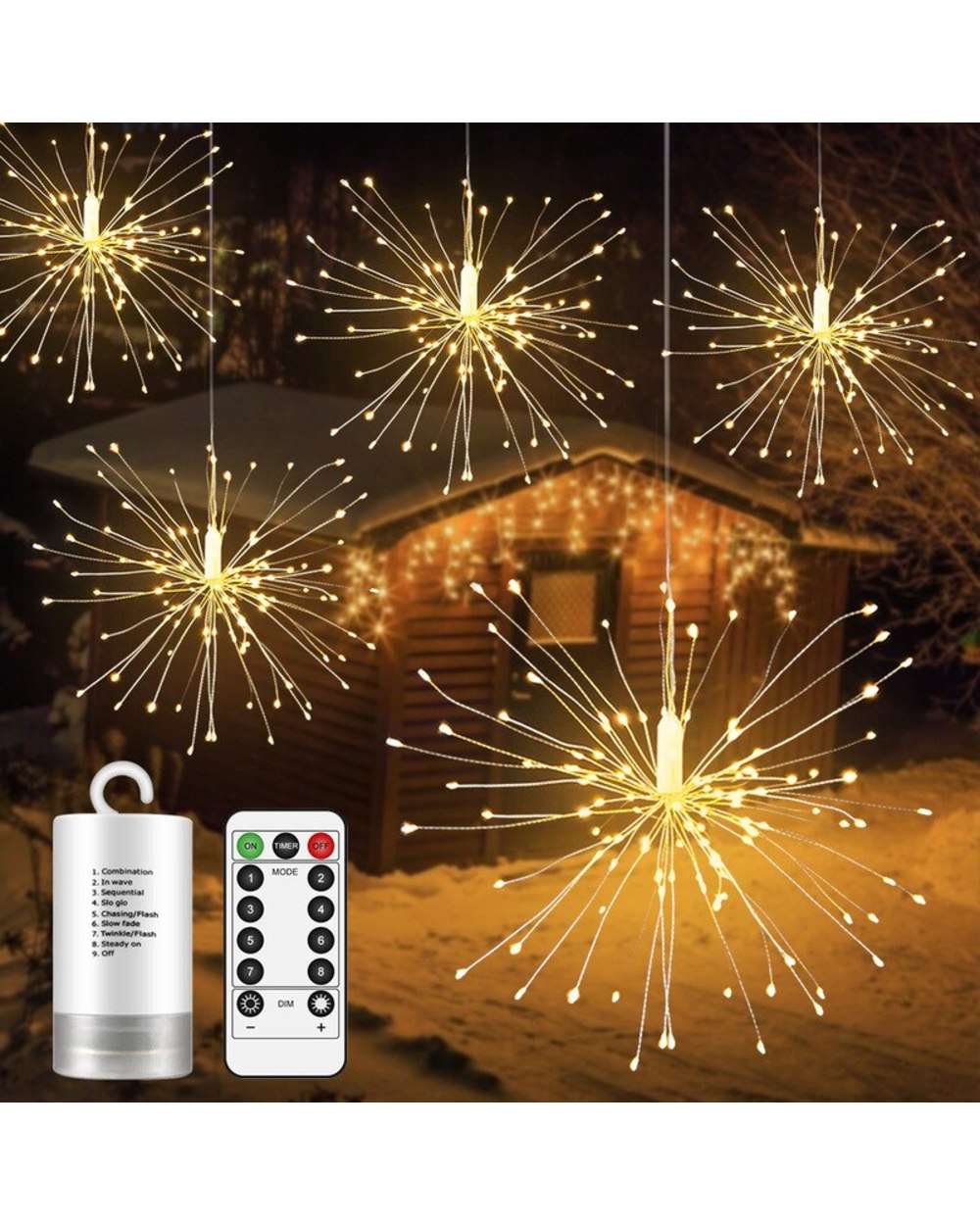 Firework LED Fairy String Light Mariage Valentines Day Gift Wedding Decoration Garland Ramadan Ornament Party Supplies front-0
