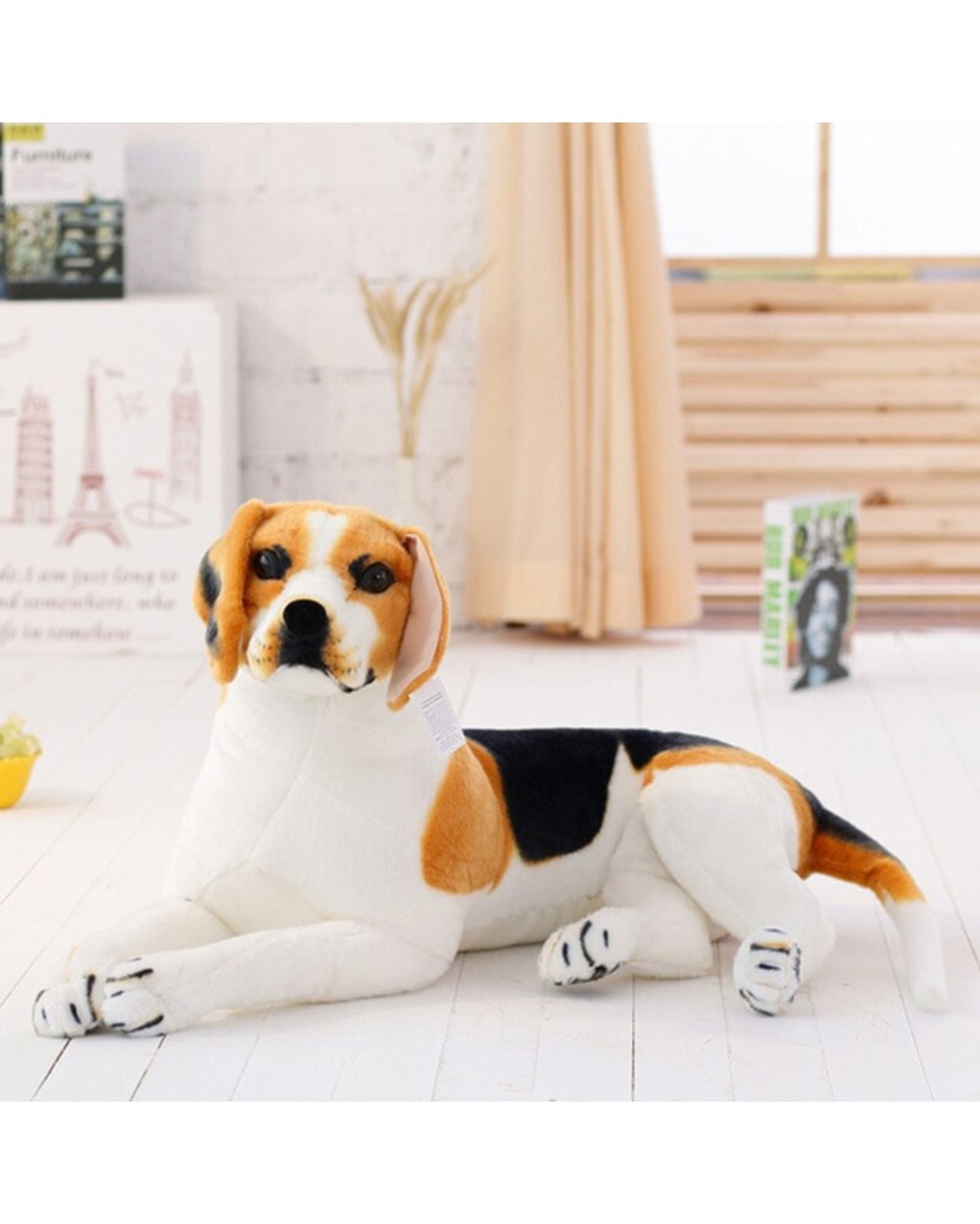 Beagle Dog Toy Realistic Stuffed Animals Dog Plush Toys Gift For Children Home Decor Pet Store Promotion Mascot front-2