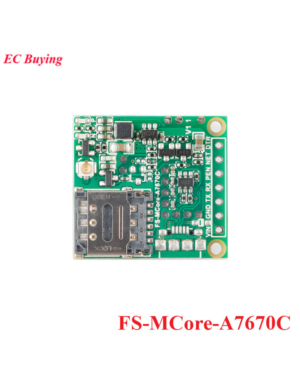 A7670c 4G Module Cat.1 Core Development Board Full Netcom With 2G Lte+Gsm Stm32 Soutines Fs-Mcore-A7670c Fs-Hcore-A7670c front-2