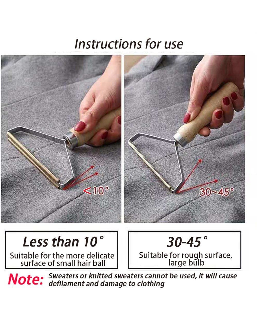 Mini Portable Lint Remover Fuzz Fabric Shaver For Carpet Woolen Clothes Fluff Fabric Shaver Fur Remover front-3