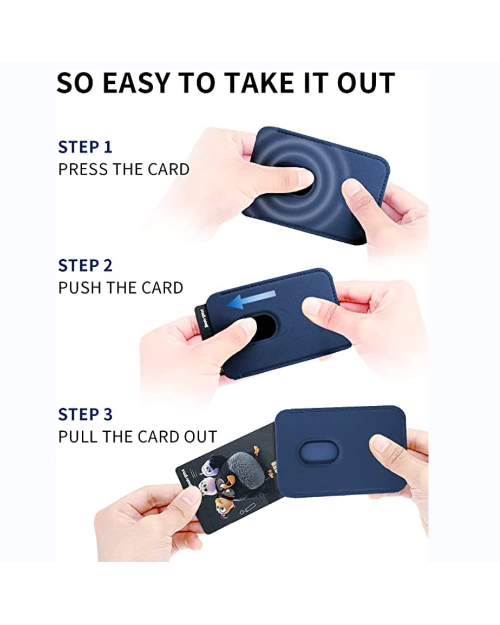 Magnetic Card Holder Phone Case front-3