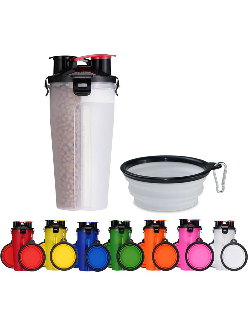 Pet Outdoor Portable Water Food Cup Multifunctional Cat And Dog Travel Cup Portable Dog Water Cup front-0