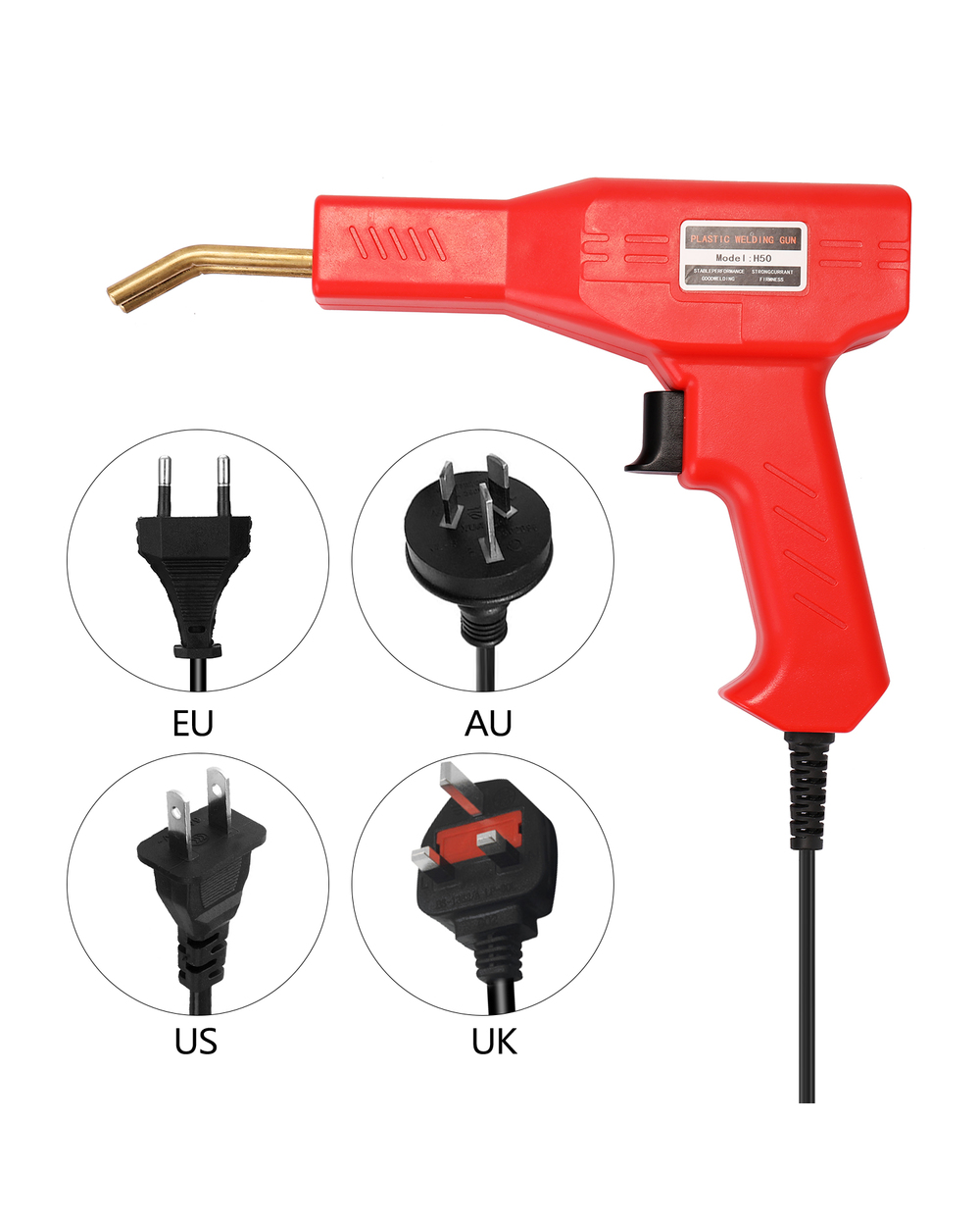 50W Handy Pic Welder Garage Tools Staplers Machine Staple Pvc Pic Repairing Machine Car Bumper Repair Stapler front-1