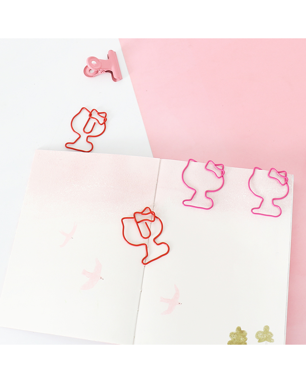 Tutu 10Pcs/Pack Cat Paper Clips Bookmark Planner Memo Clips For Book Stationery School Office Supplies Stationery H0475 front-0