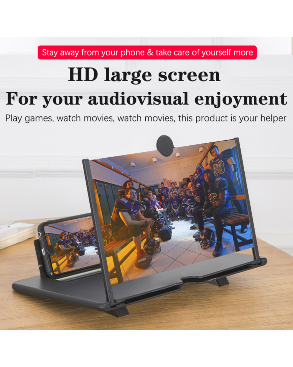 10 Inch 3D Screen Magnifier HD Video Amplifier front-1
