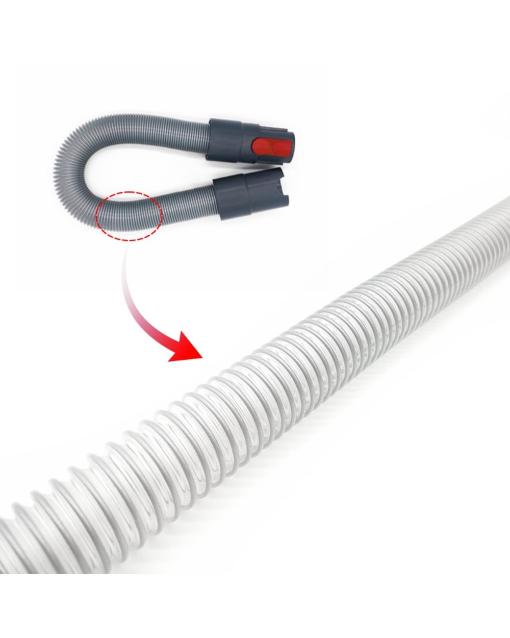 For Dyson Vacuum Cleaner V7 / V8 / V10 / V11 / V15 Flexible Extension Pipe And Telescopic Pipe Fittings front-5