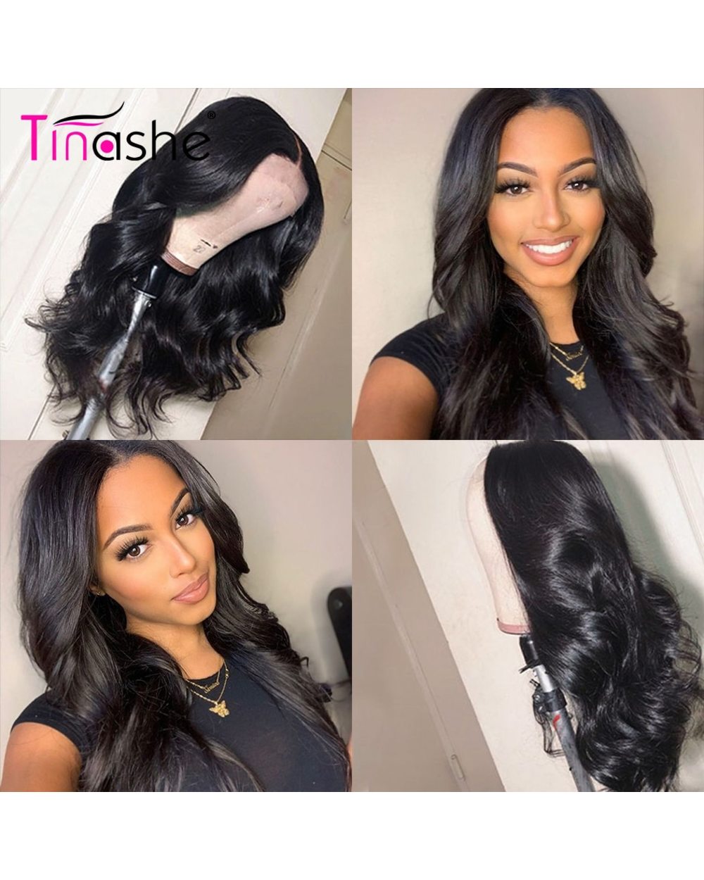Body Wave 5x5 Lace Closure Wig 200 Density 4x4 6x6 Closure Wig Brazilian Human Hair Wigs For Women Pre plucked Lace Wig front-1