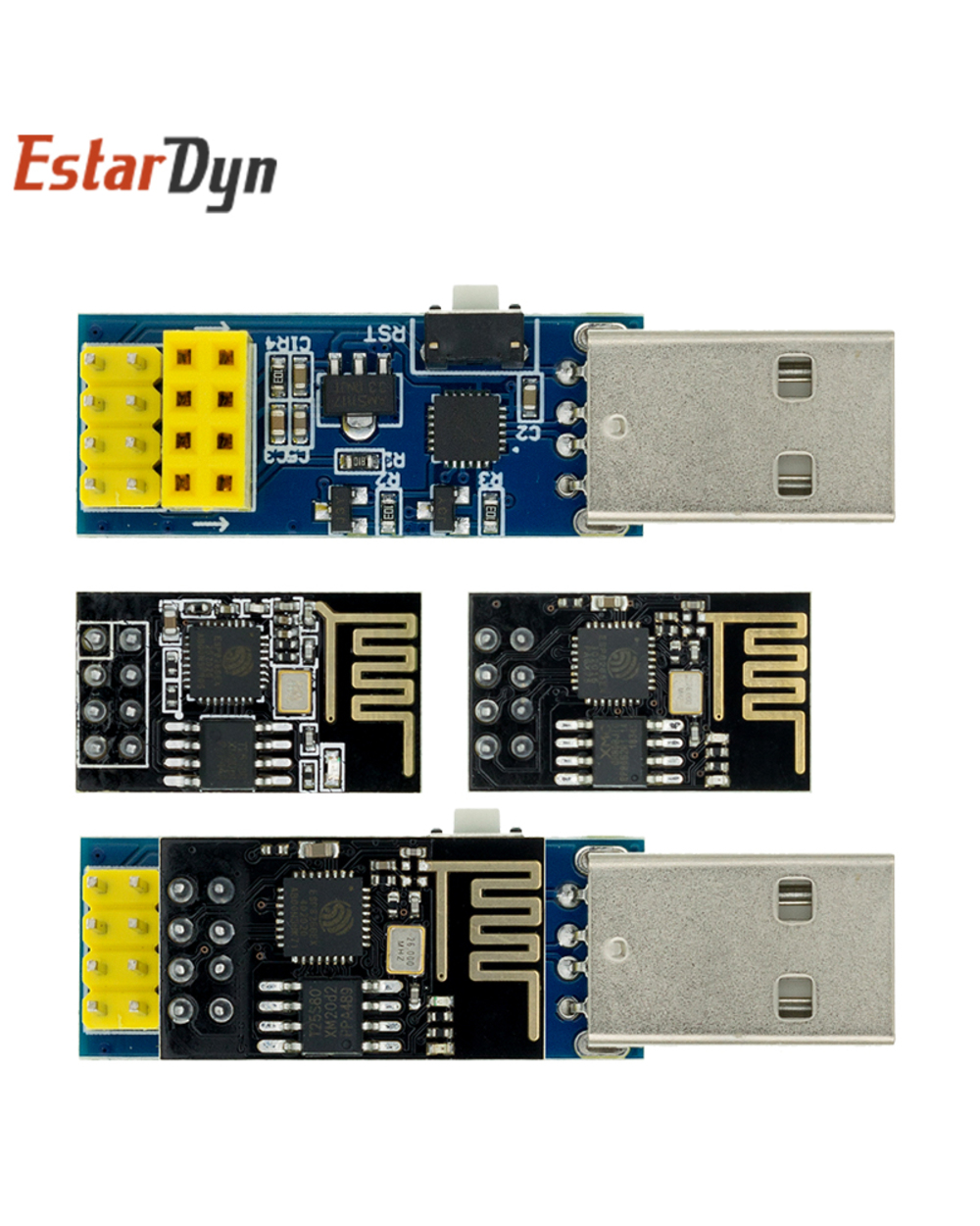 Esp8266 Cp2104 Usb To Serial Chip Esp-01 Wifi Module Downloader Esp Link V1.0 front-3