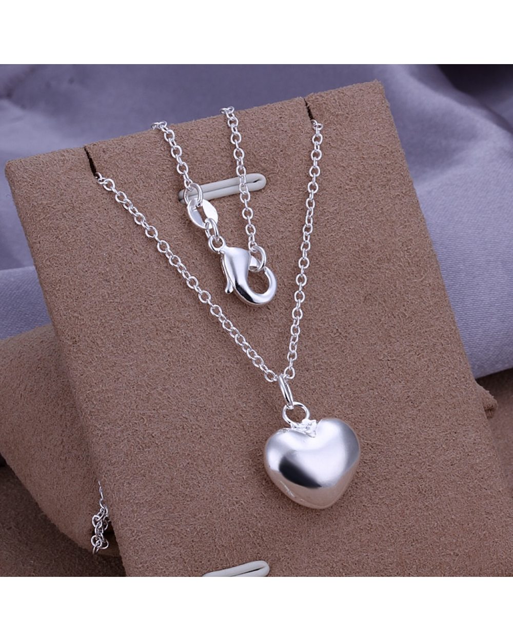 High Quality Heart-Shape Small Pendant Necklaces for Women front-1