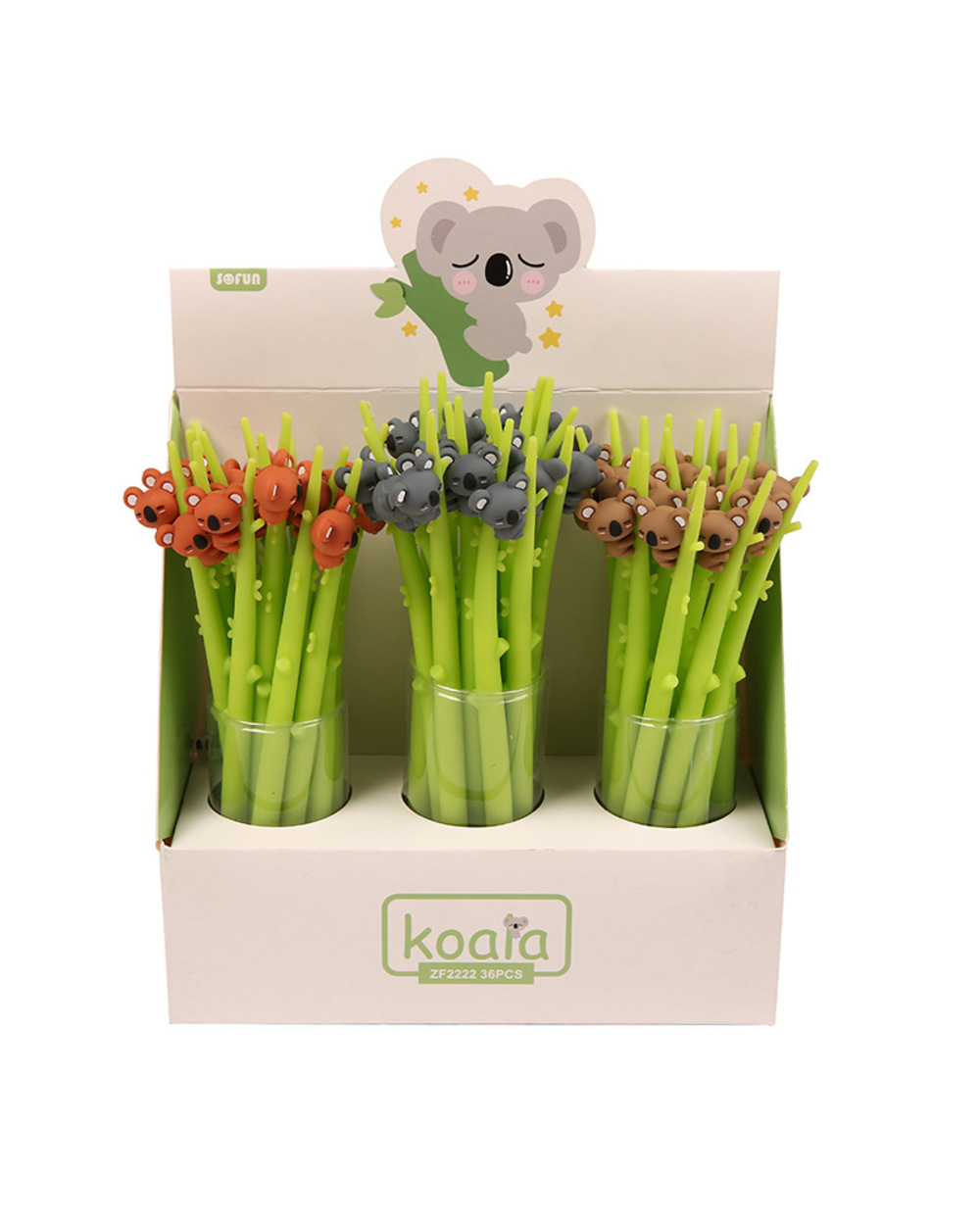 0.5Mm New Arrival Cute Soft Rubber Koala Cute Gel Ink Pen School Office Writing Supply Novelty Gift Stationery Student front-5