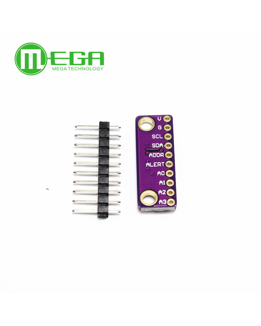 I2c Ads1115 Ads1015 16 Bit Adc 4 Channel Module With Programmable Gain Amplifier 2.0V To 5.5V front-2