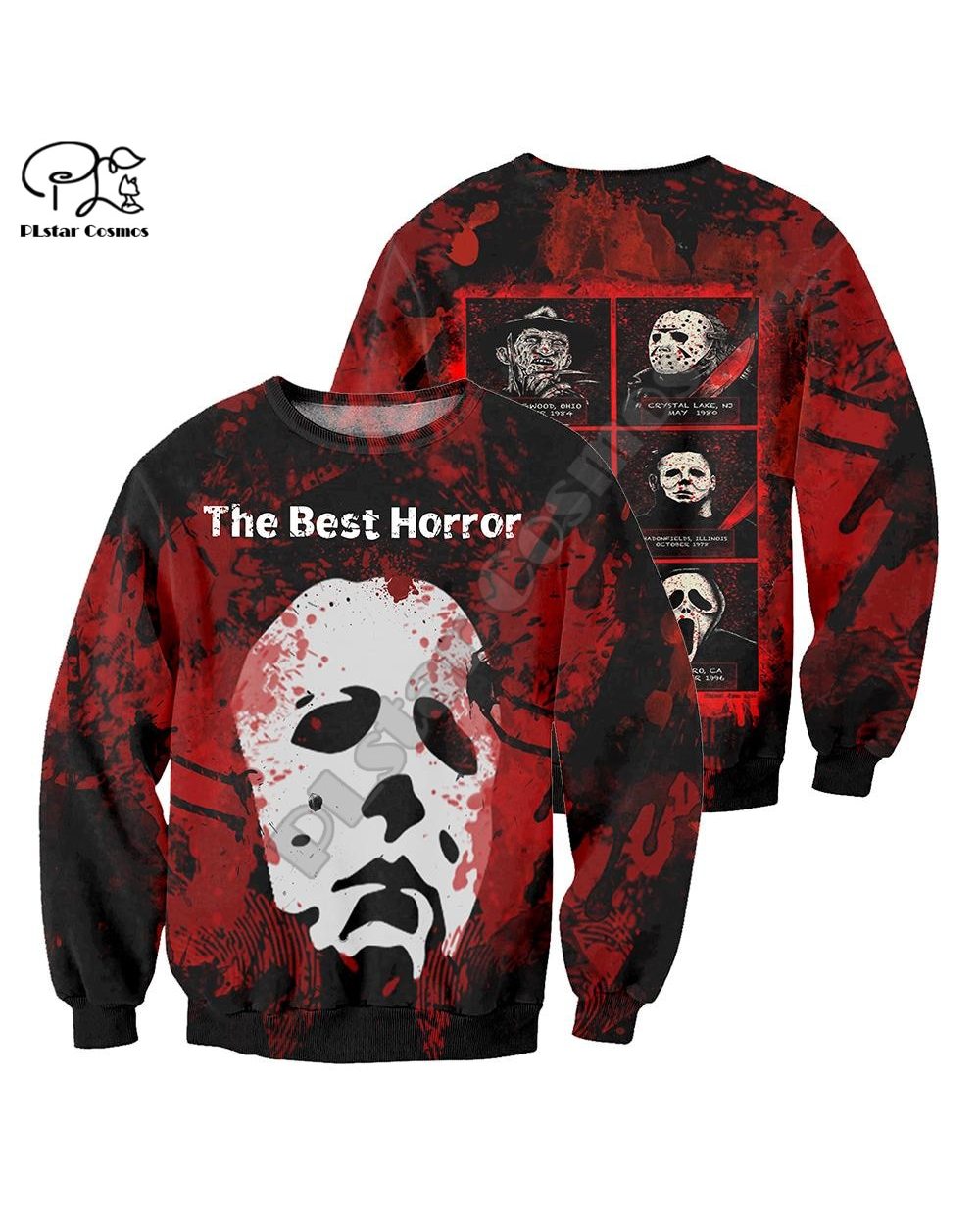 Halloween Movie Michael Myers Horror Terror Colorful 3DPrint Men/Women Streetwear front-1