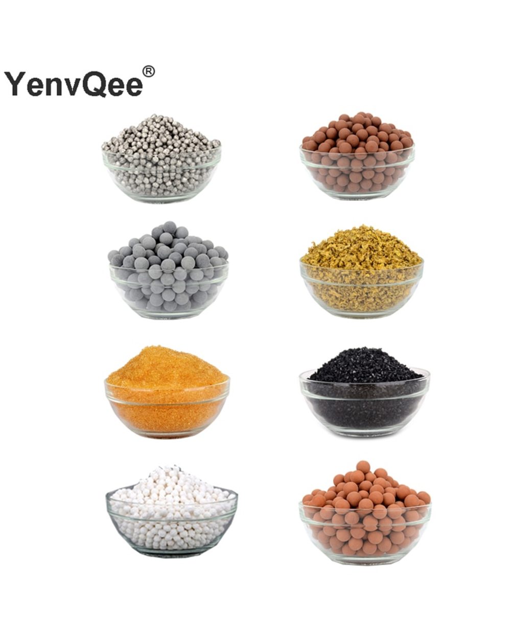Diy Fill Filter Cartridge Far Infrared Maifan Stone Calcium Sulfite Remove Chlorine Balls Alkaline Tourmaline Kdf Resin front-0