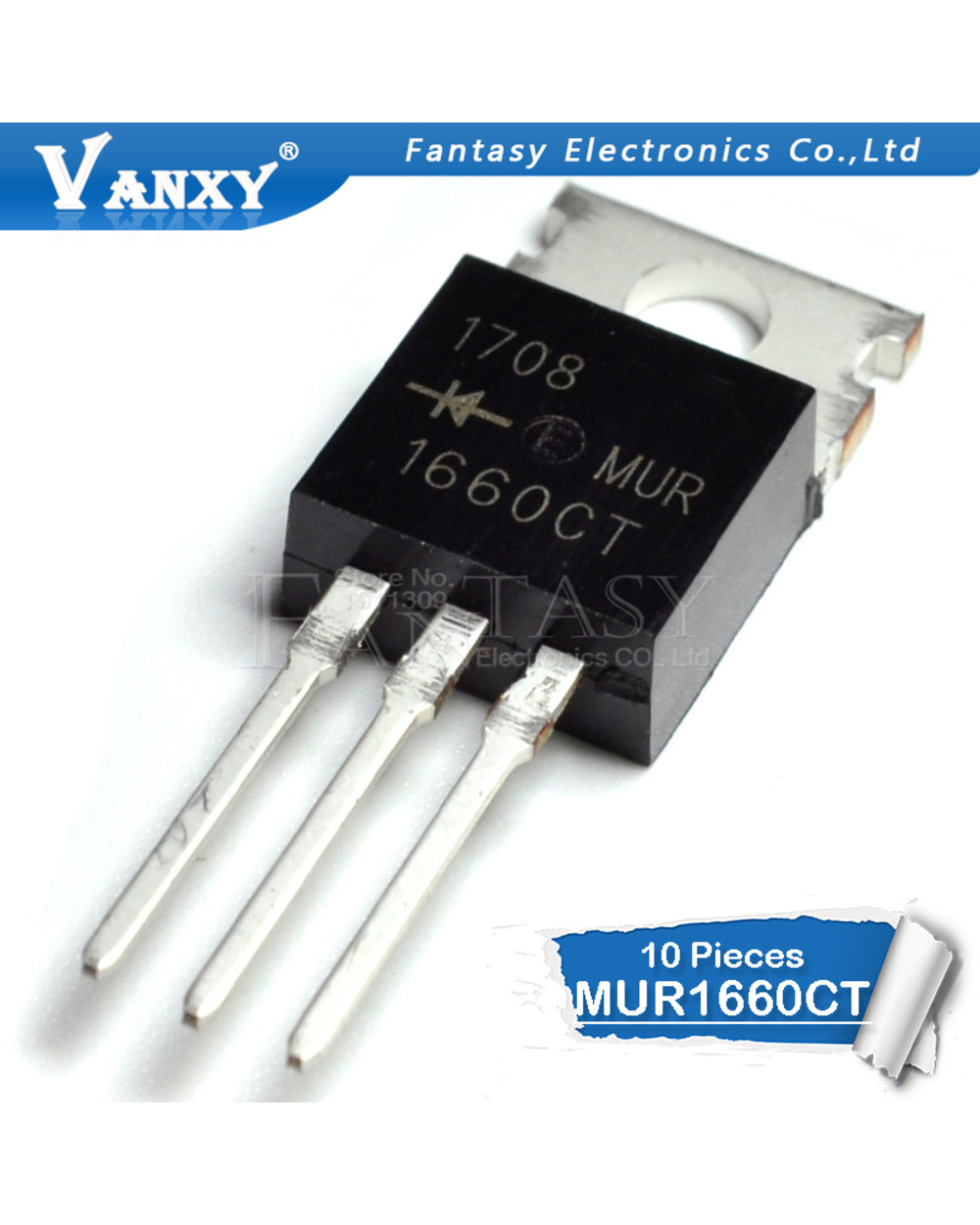 10Pcs Mur1660g To220 Mur1660ct Mur1620ctg To-220 Mur1660 1660Ct Mur1640ct Mur1640 Mur1640ctg Mur1620ct Mur1620 Mur1620c front-3
