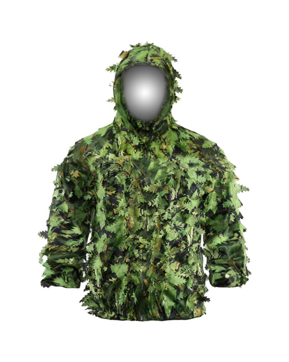 Hunting Ghillie Suit New-Sticky Flower Bionic Leaves Camouflage Suit Woodland Camouflage Universal Camo Set front-1