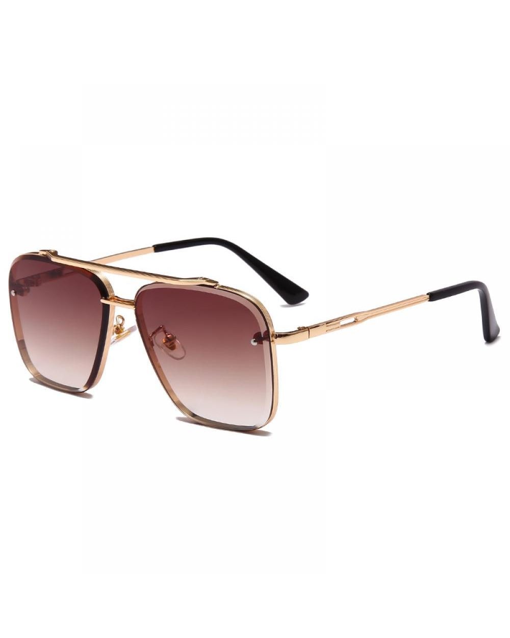 Pilot Sunglasses Luxury Classic Summer Style Gradient Lens Men Anti Glare Driving Sun Glasses Glasses Lunette De Soleil front-3