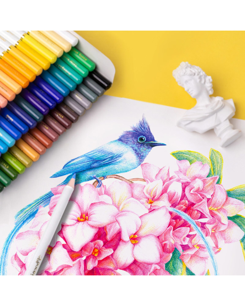 Andstal Phoenixcolor 72/48/36Colors Colored Pencils Professional Chinese Style Oil Color Pencil For Drawing Student Art front-4