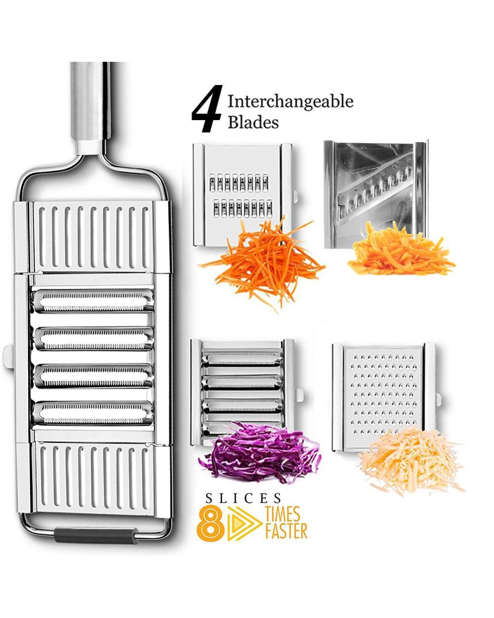 Multi-purpose Vegetable Slicer Stainless Steel Grater front-0