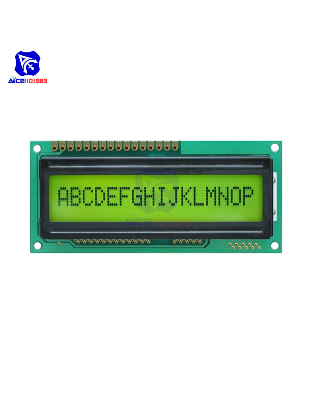 Diymore 1601 Lcd Display 16X1 Character Digital Lcd Module Lcm Stn Splc780d Ks0066 For Arduino R3 3D Printer 5V front-3