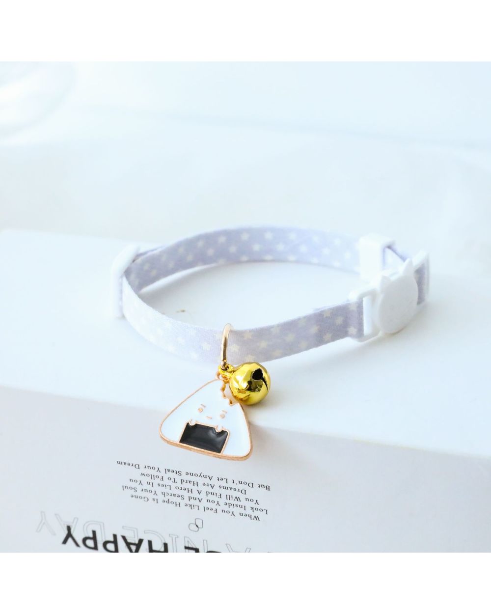 Safety Buckle Necklace Pet Dog Nylon With Bells Collar front-1
