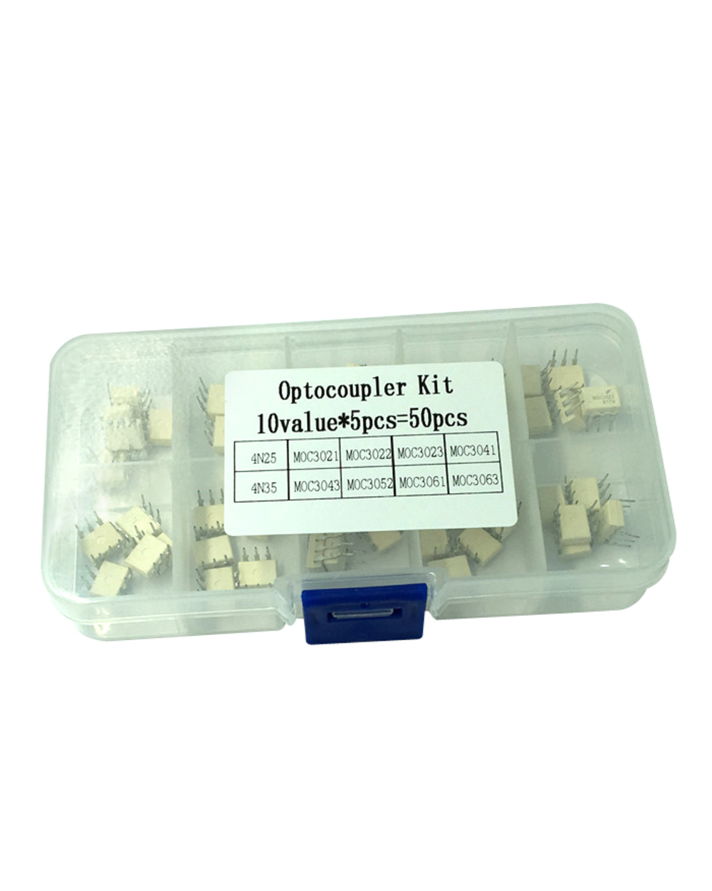 50Pcs 100Pcs Integrated Circuit Diy Electronic Kit Adopts Dip Ic Ne555 Uc3842 24C08 And Optocoupler 4N25 4N35 Moc3021 M front-4