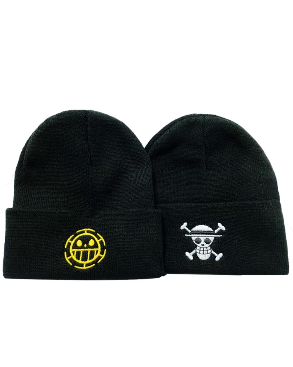 2022 Anime Beanies Hat Embroidery Knitted Hats Winter Warm Casual Skull Caps Bonnet Cotton Pirates Gorro Party Gifts front-1