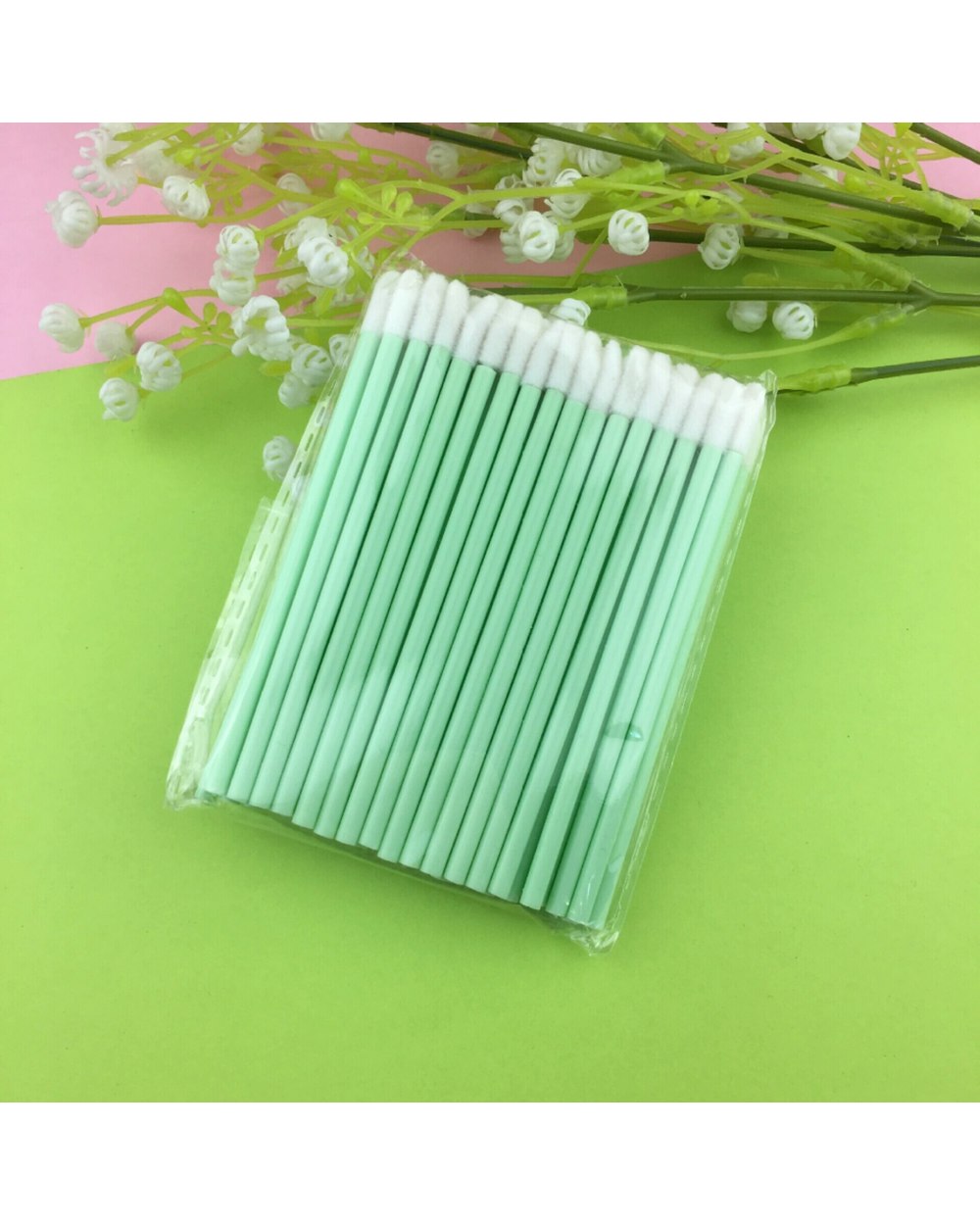 50 Pcs Disposable Lip Brush Eyelash Makeups Brushes Lash Extension Mascara Applicator Lipstick Wands Sets Makeup Tools front-3
