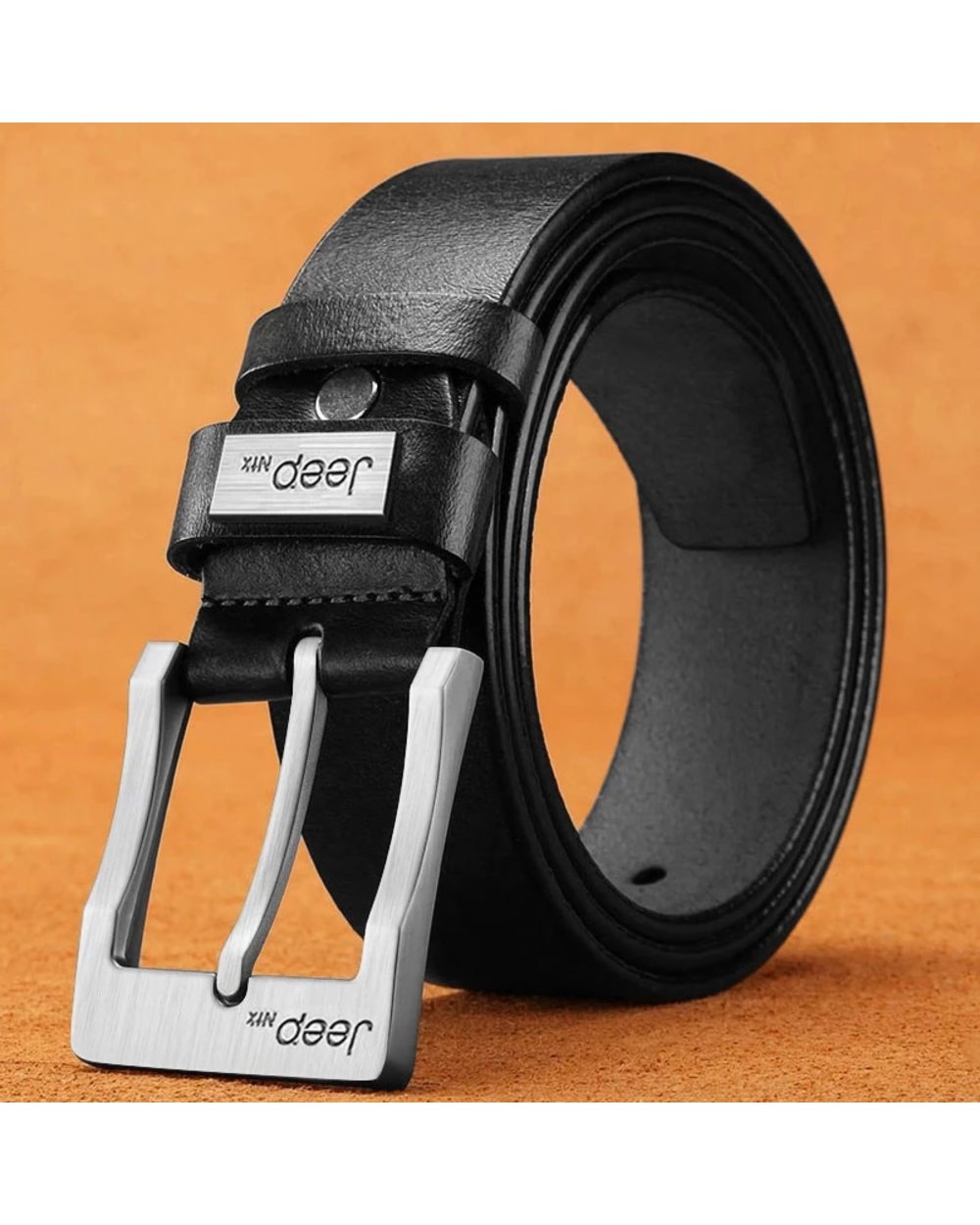 Jifanpa Cow Genuine Leather Luxury Strap Male Belts For New Fashion Classice Vintage Pin Buckle Men Belt High Quality L front-1