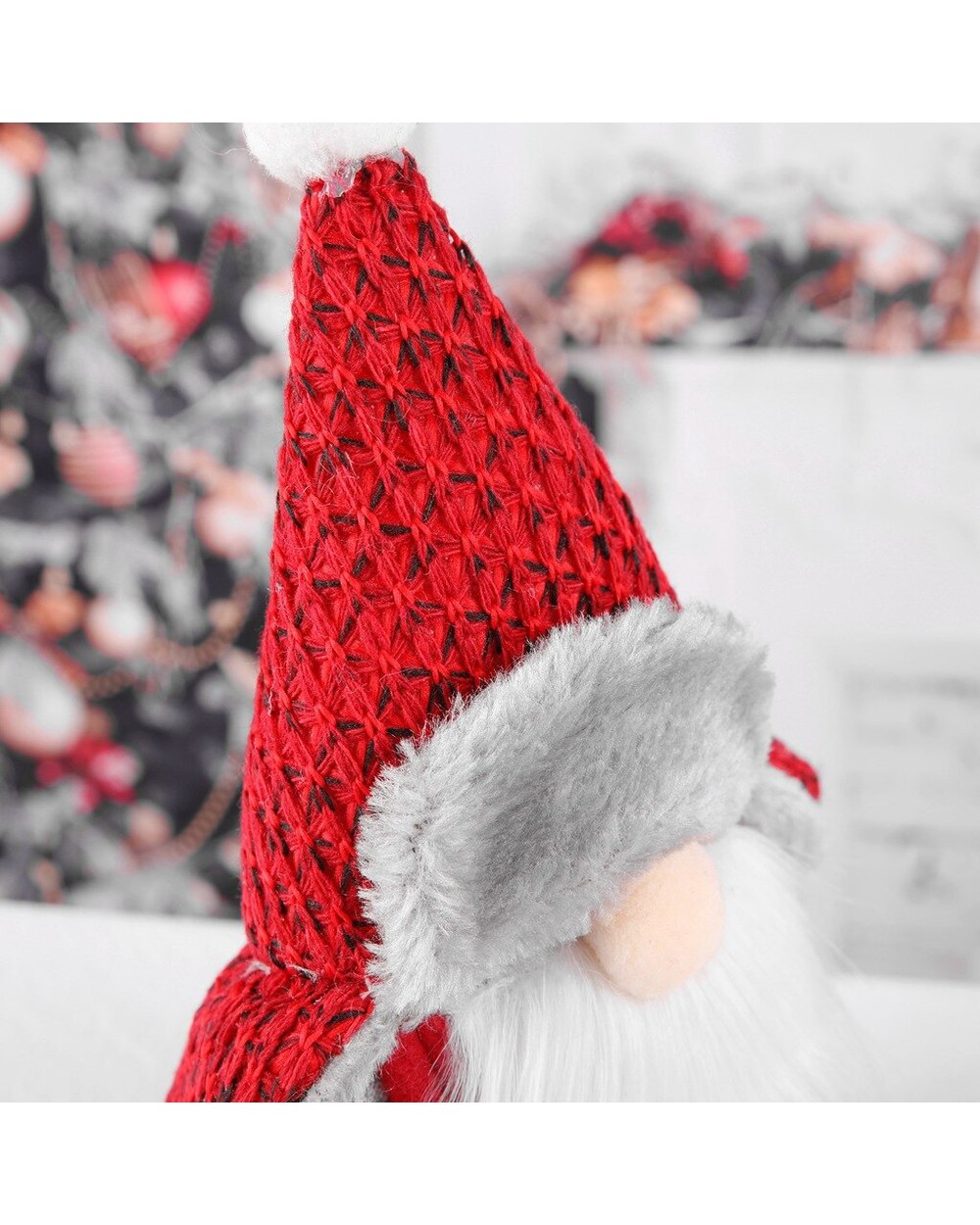New Christmas Nordic Forest Faceless Gnome Santa Tulip Rudolph Doll Decoration For Home Gifts Ornaments Party Supplies front-4