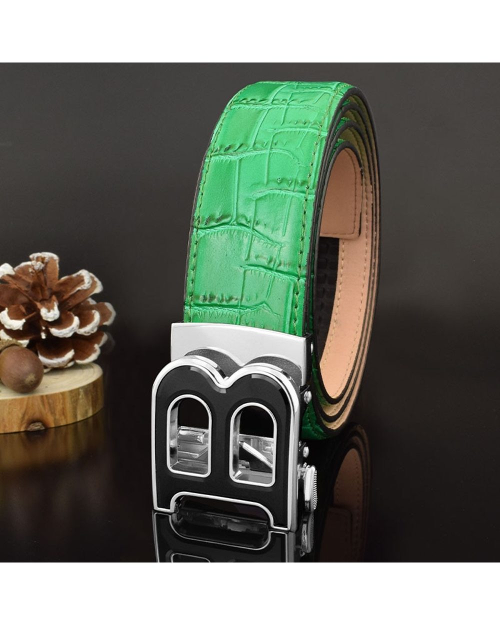 High Quality Designer Belts Men Fashion B Letter Luxury Famous Brand Genuine Leather Belt Men Classic Exquisite Waist S front-4