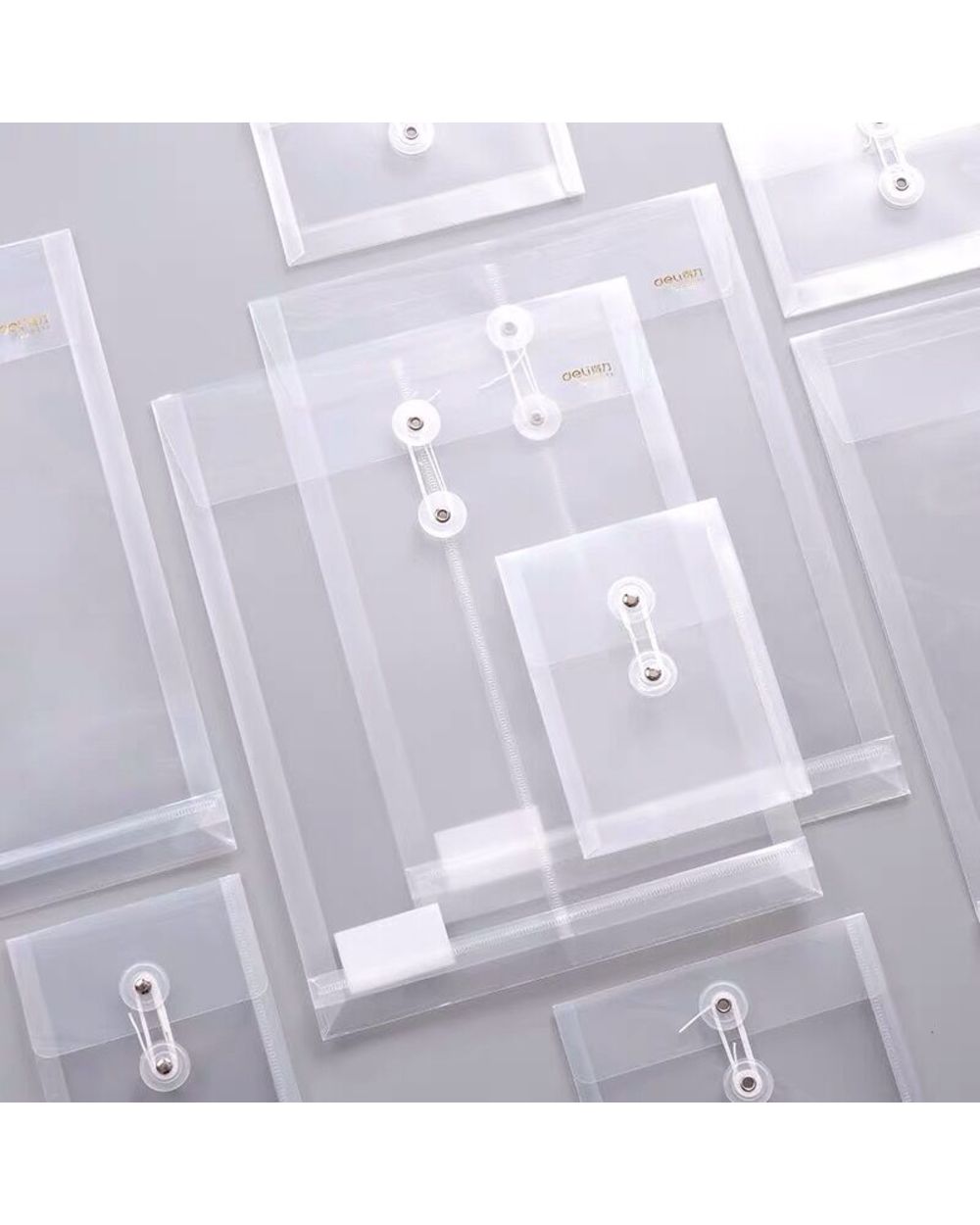 2022 Sharkbang 5Pcs Thickened A4 A6 File Folder Desktop Document Paper Organizer Storage Bag School Stationery front-1