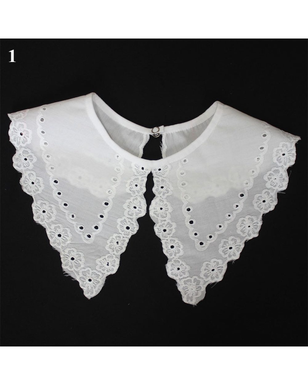 Decorative Embroidered Fake Collar European And American Style New White Shawl Doll Fake Collar Female Shirt False Coll front-4