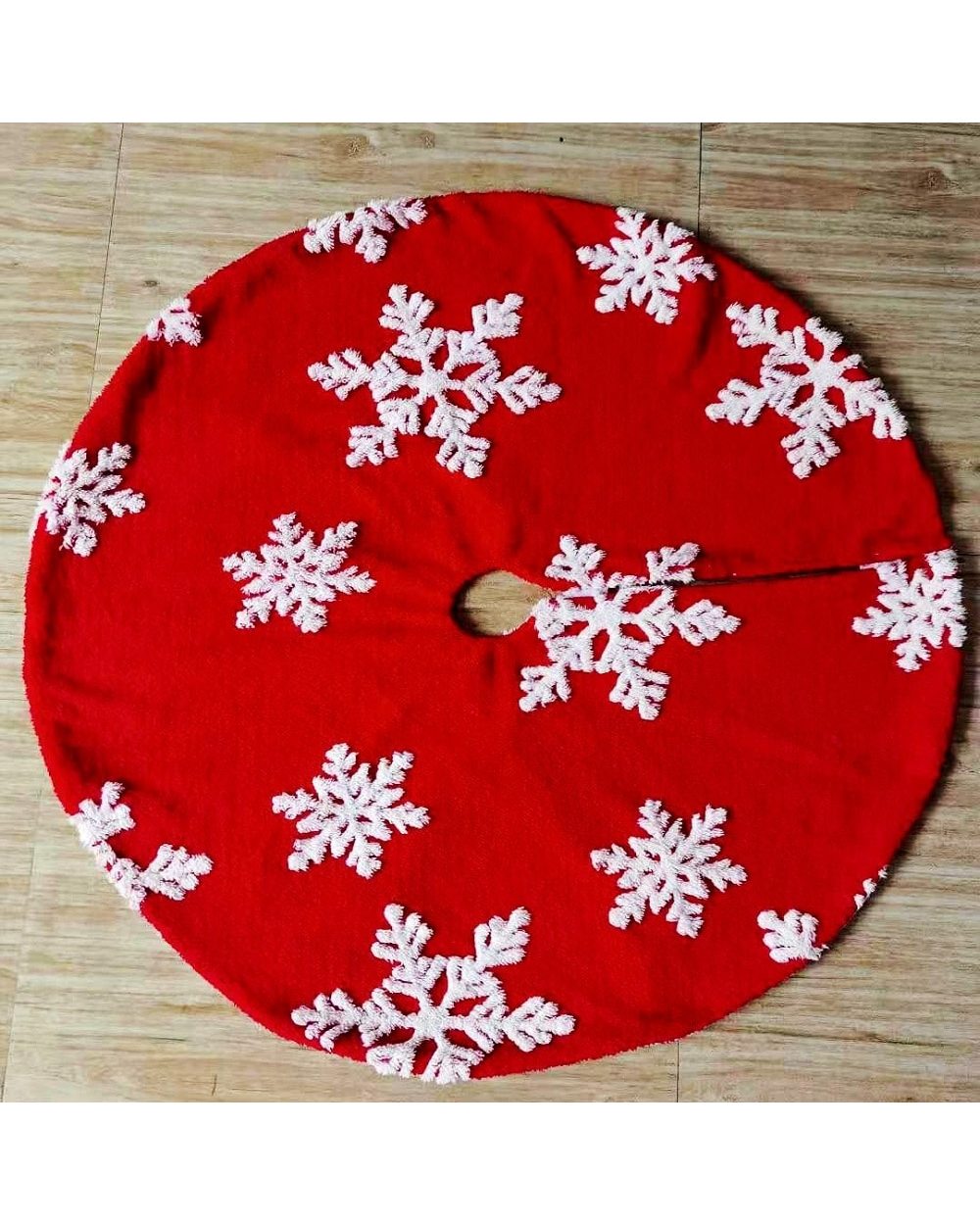 122Cm Christmas Tree Skirt Snowman Santa Claus Carpet Door Mat Xmas Tree Decor Tree Skirts Ornaments Decoration Navidad front-4