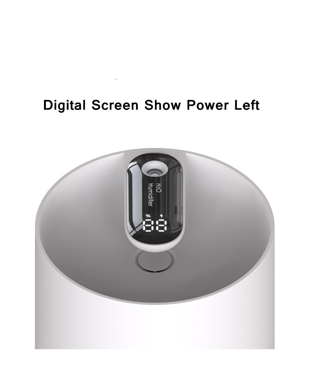 Home Air Humidifier 1L 3000Mah Portable Wireless Usb Aroma Water Mist Diffuser Battery Life Show Aromatherapy Humidific front-3