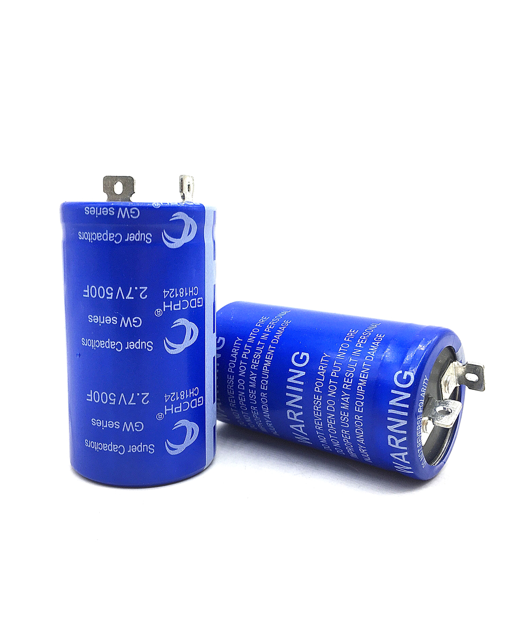 Super Farad Capacitor 16V 83F 6Pcs 2.7V 500F Flat Angle Electrolytic Capacitor With Protection Board Single Row Ultraca front-3