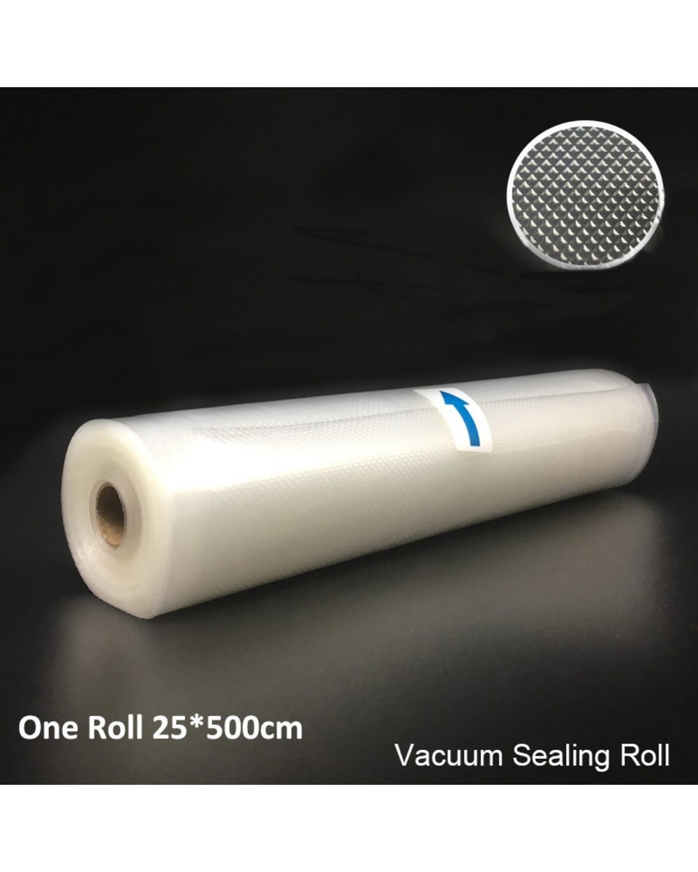 Vacuum Sealer Rolls Food Save Bags Vacuum Sealer Food Storage Bags Saran Wrap Kitchen Fresh Food Packaging 25Cmx500cm front-1