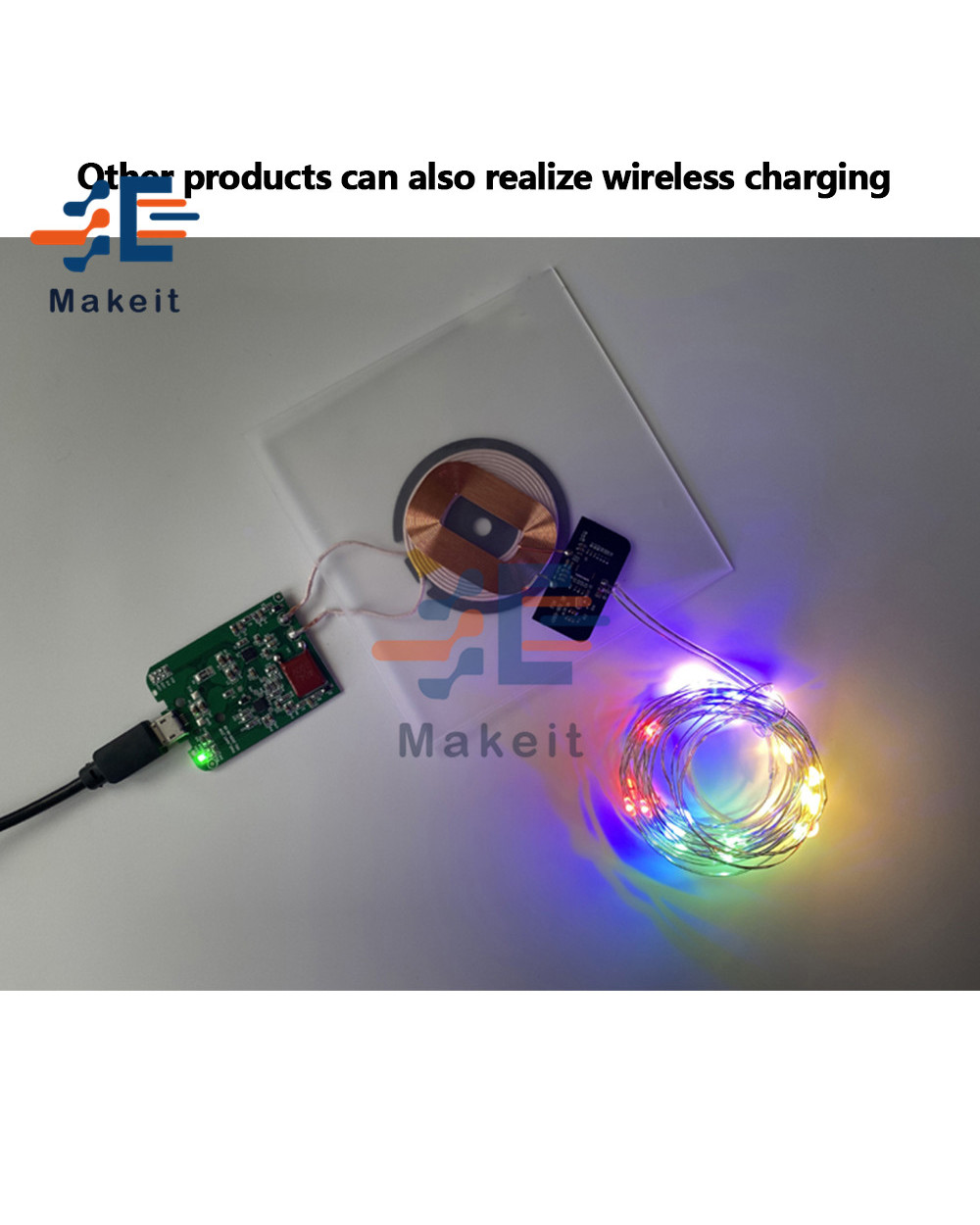 Dc5v 9V 12V 5W 10W 15W Type-C Micro-Usb Fast Charge Wireless Charger Transmitter Pcba Circuit Board Coil Receiver Charg front-5