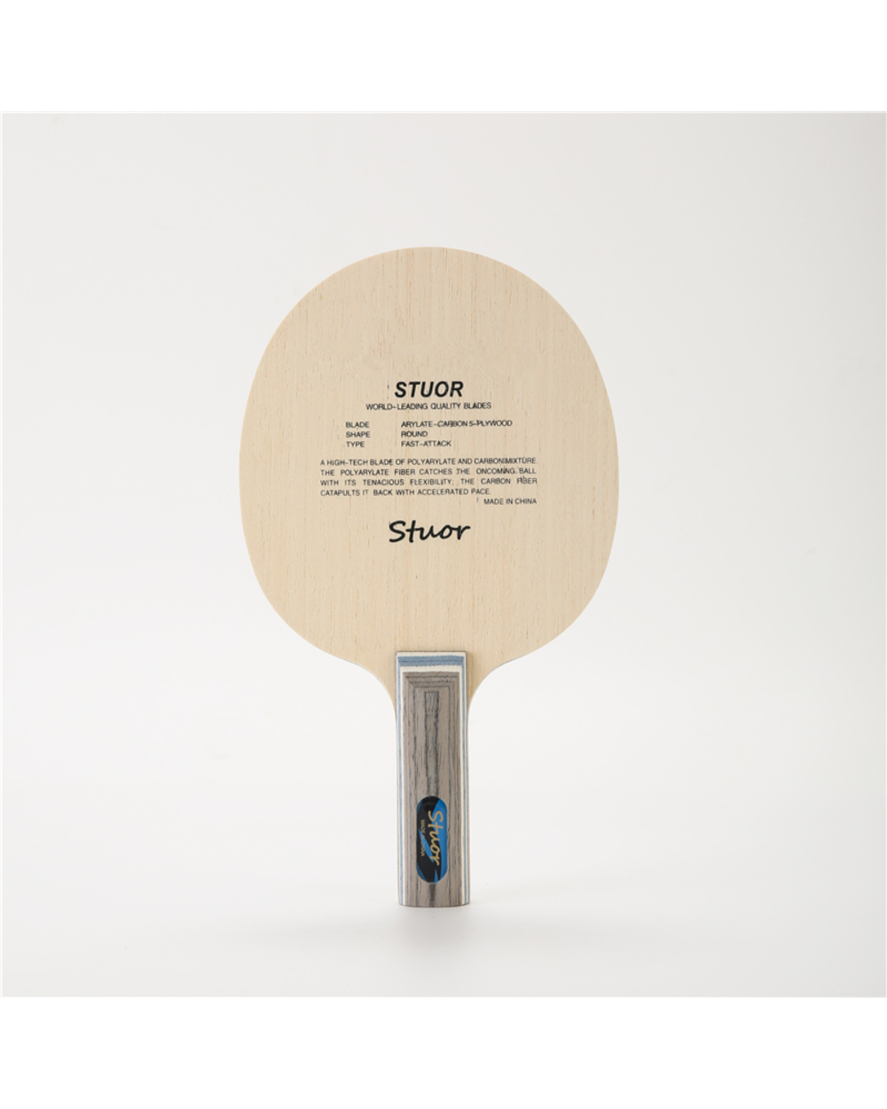 Stuor 7Ply Alc Carbon Fiber Table Tennis Blade St Grip Ping Pong Racket Blade Table Tennis Accries Table Tennis Bat front-0