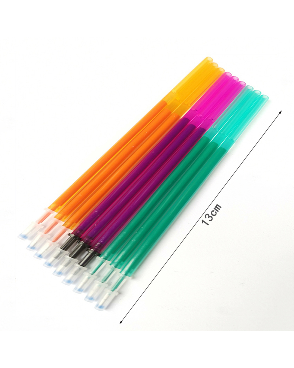 20Pcs/Lot 0.5Mm Color Ink Erasable Pen Refill Rods Washable Handle Magic Erasable Gel Pens For Office School Writing St front-3
