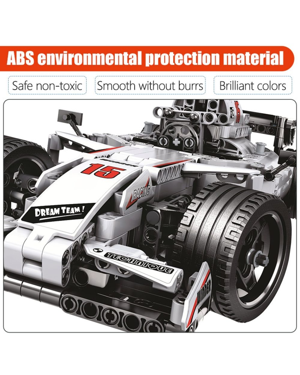 729pcs Technical City Racing Car Remote Control RC Car Electric truck Building Blocks bricks Toys For Children Gifts front-2