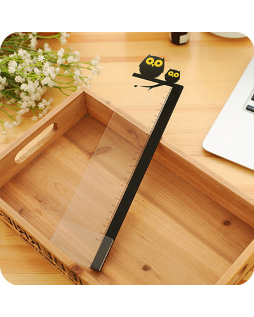 1Pcs Acrylic Monitor Message Memo Board For Sticky Notes Tabs School Office Supplies front-3