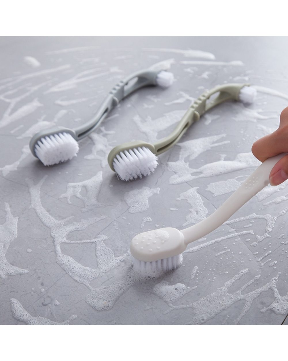 Double-end Shoes Brush Cleaner Cleaning Sneaker White Shoes Cleaner Kit Multifunction Household Cleaning front-1