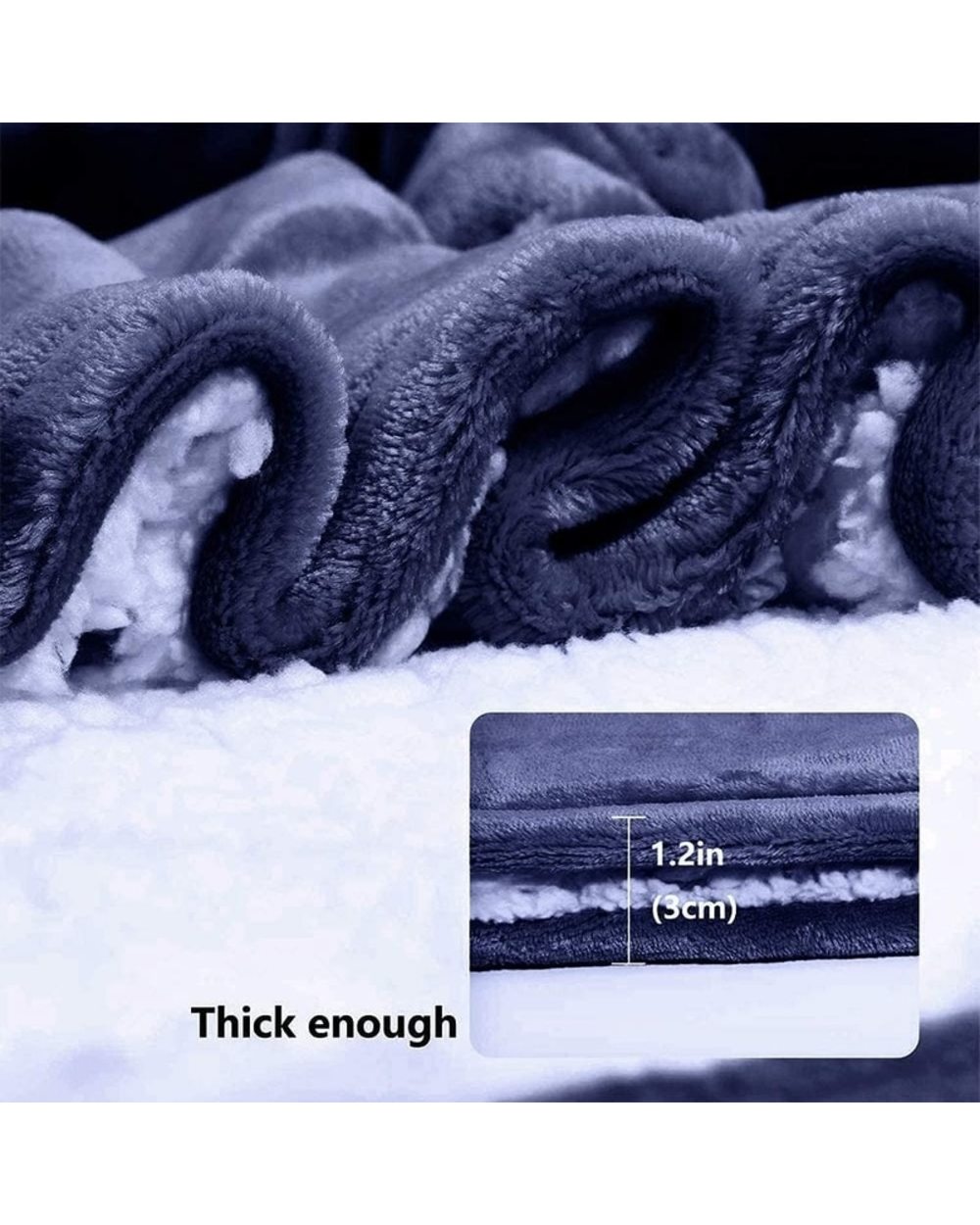 Winter Sherpa Hoodies Men Women Oversize Printed Sweatshirt Warm Fleece Hooded Blanket With Long Sleeve Wearable Blanket front-5