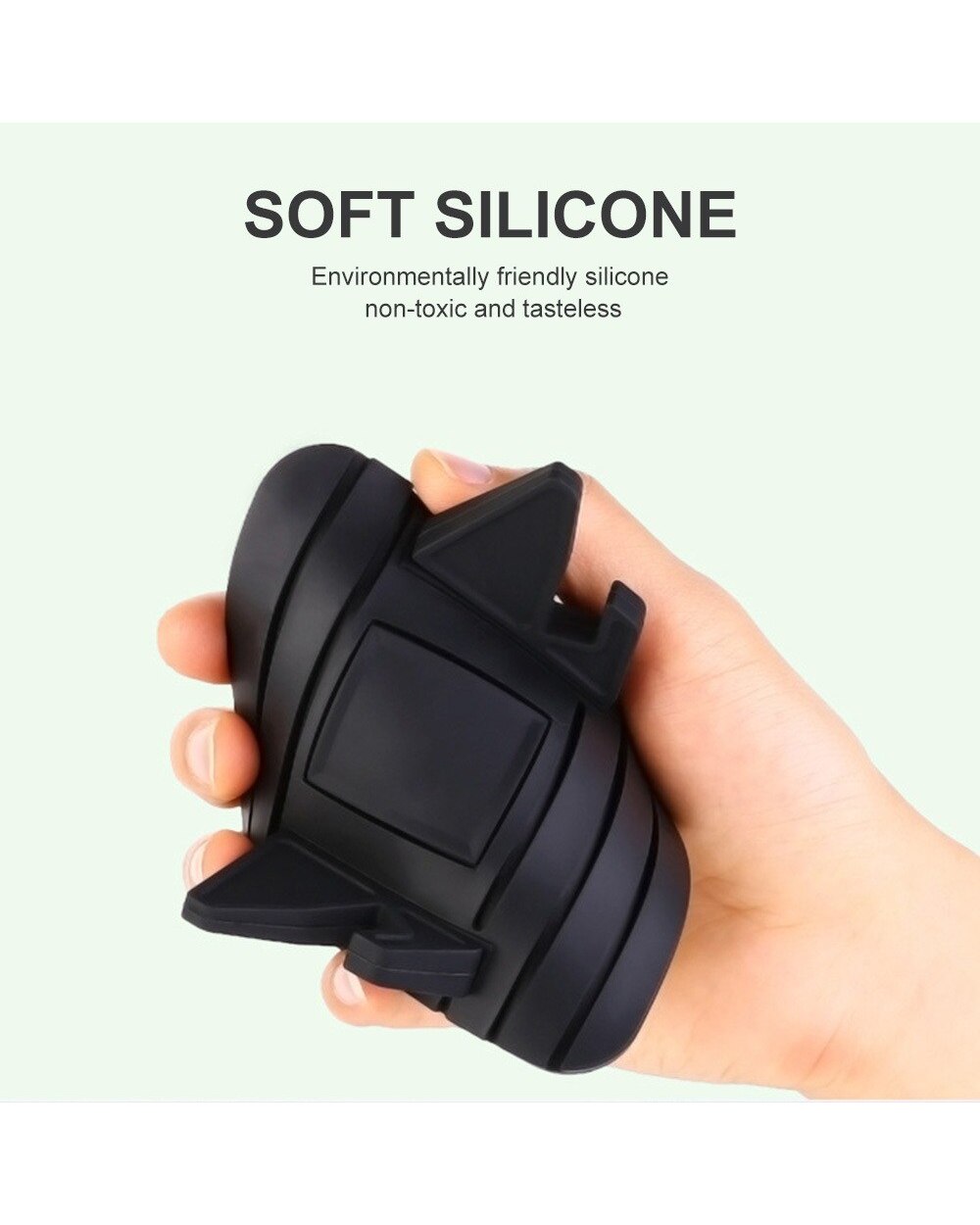 Anti-slip Car Phone Holder Mat Self-adhesive Pad Mount On Dashboard GPS Bracket front-3
