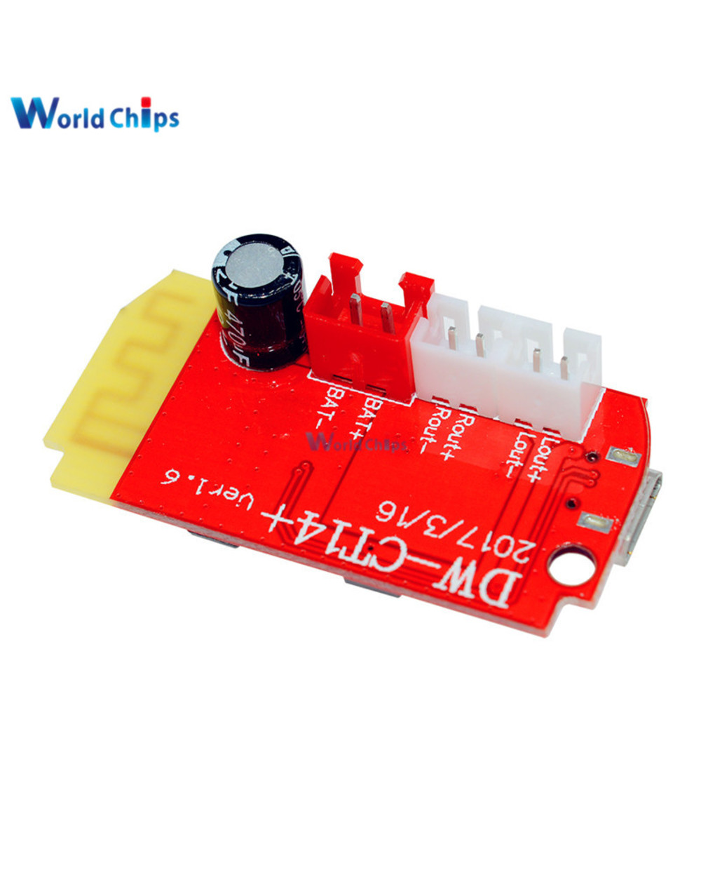 Dc 3.7V 5V 3W Digital Audio Amplifier Board Double Dual Plate Diy Bluetooth Speaker Modification Sound Music Module Mic front-4