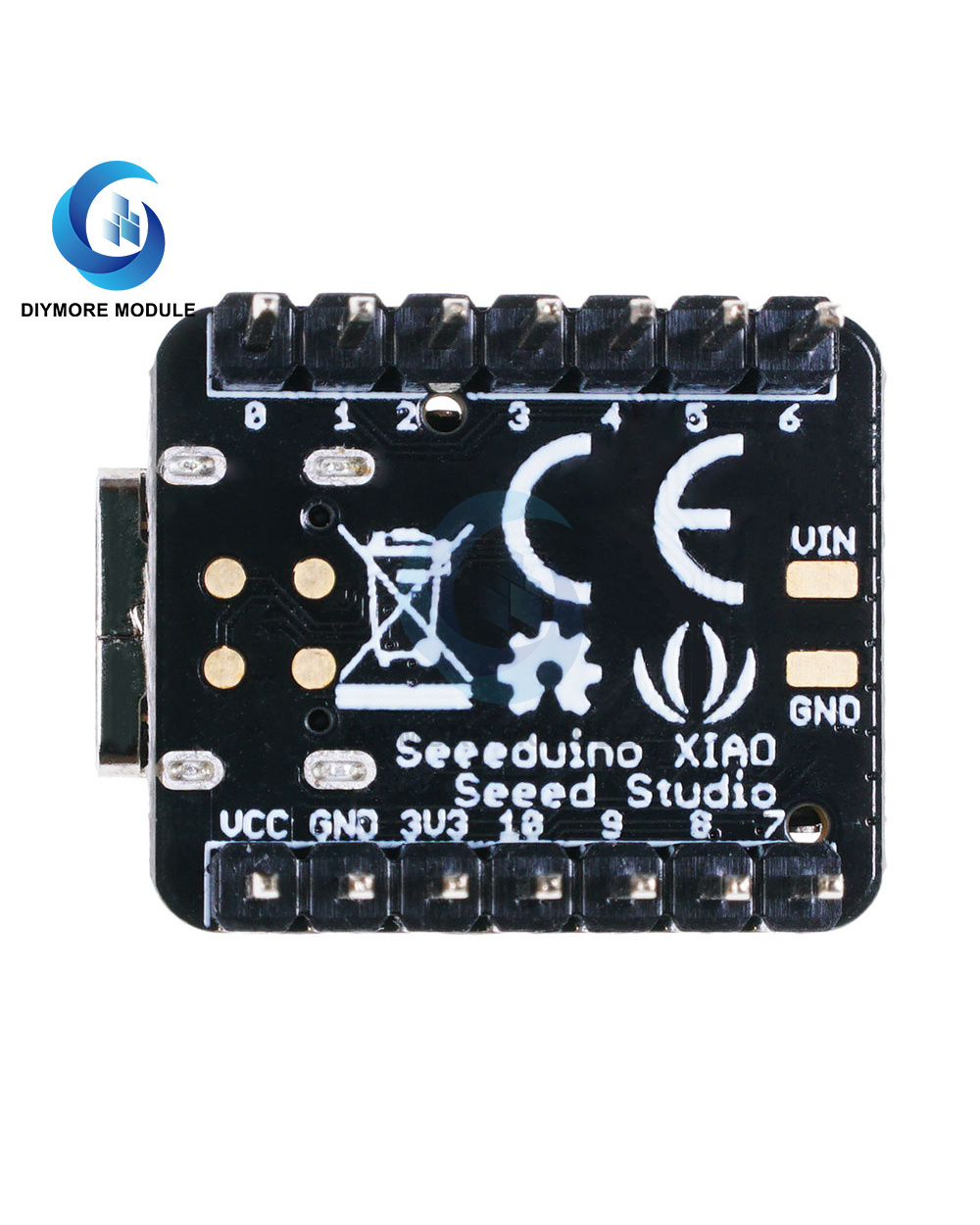 Pre-Soldered Seeeduino Xiao Microcontroller Samd21 Cortex M0+ Type C Oled Display Expansion Board Grove Shield For Ardu front-4