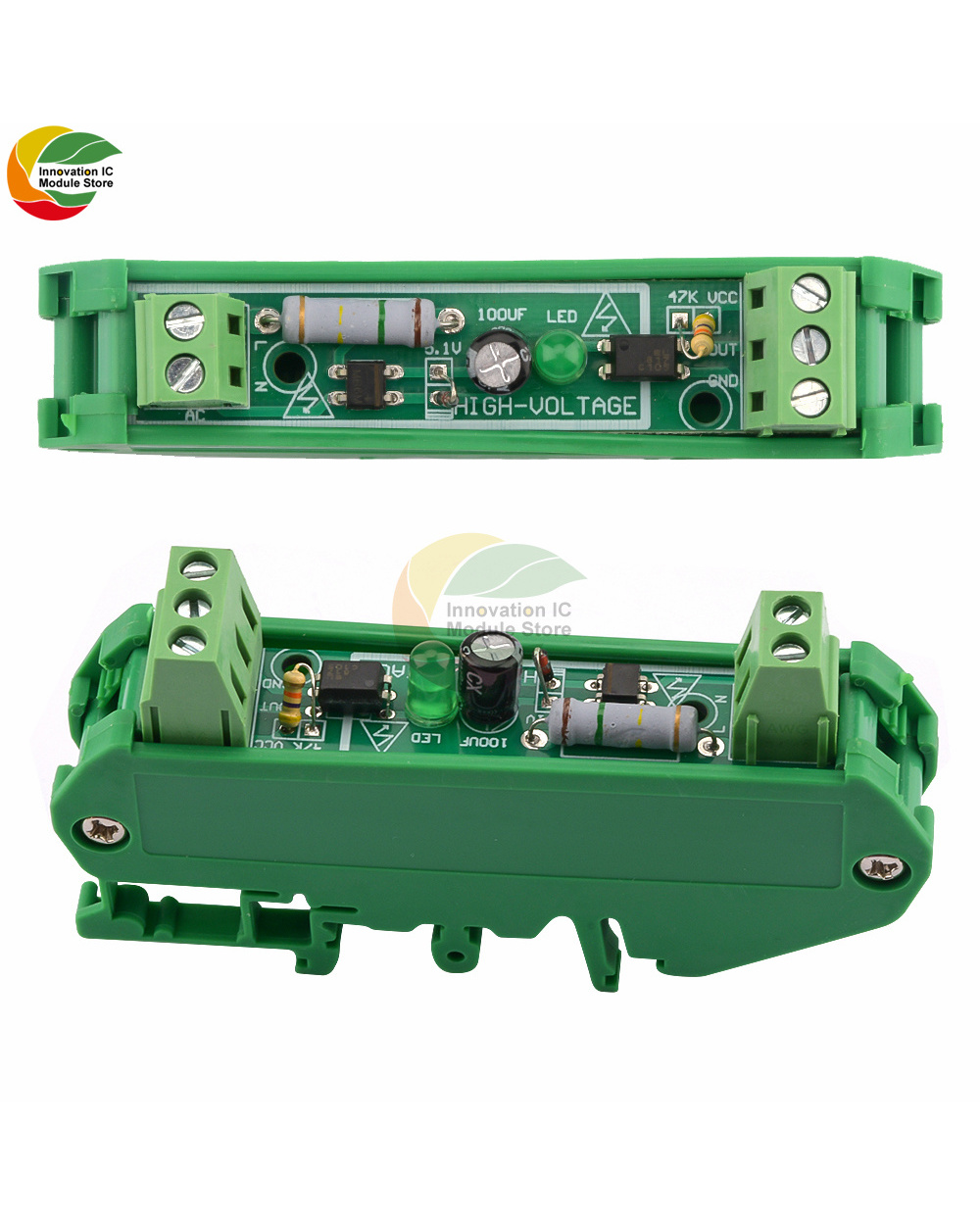 1-Bit Ac 220V Optocoupler Isolation Module Voltage Detect Board Adaptive For Isolamento Fotoaccoppiatore Adapter Plc 24 front-0