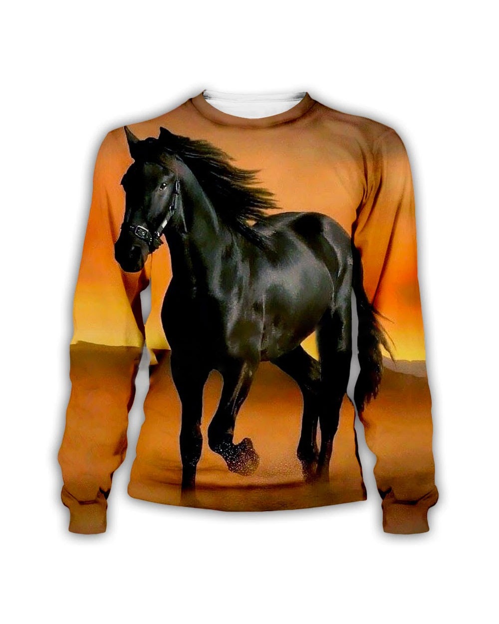Tessffel Animal Horse art Unisex Colorful Casual Tracksuit Harajuku 3D full Print Zipper/Hoodies/Sweatshirt/Jacket VG06 front-2