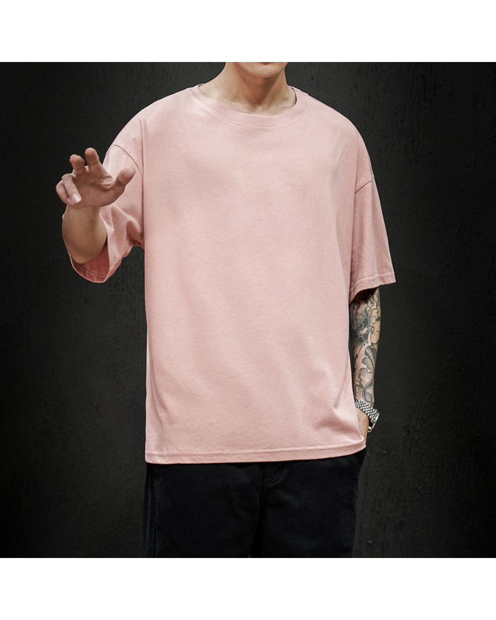 Buy Best Quality Brown T Shirt Mens with Free Shipping front-2